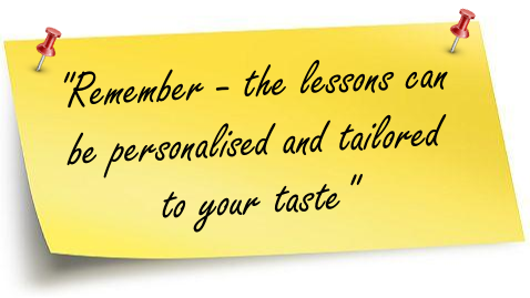 Classes personalised and tailored to your taste